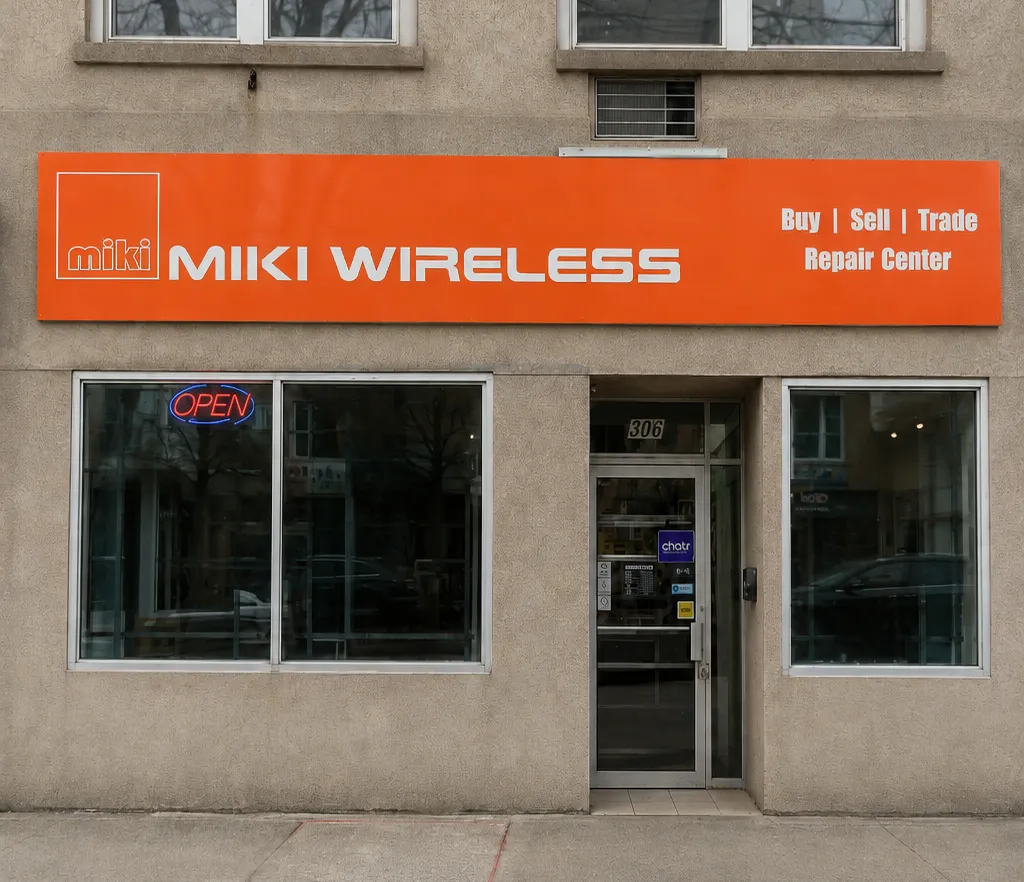 Miki Wireless storefront at 306 St. Paul Street East in downtown St. Catharines